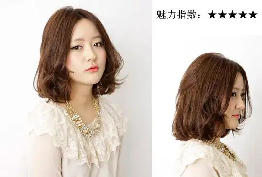 短发梨花烫发型 小卷空气感甜美减龄