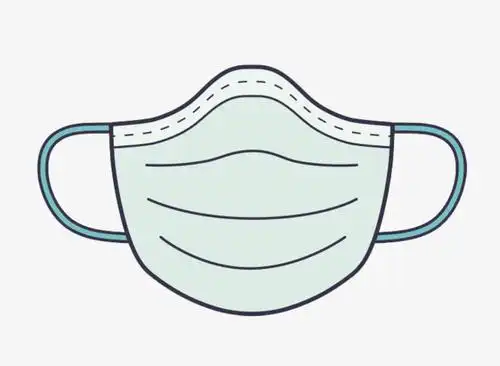 常规常规口罩手绘简笔画