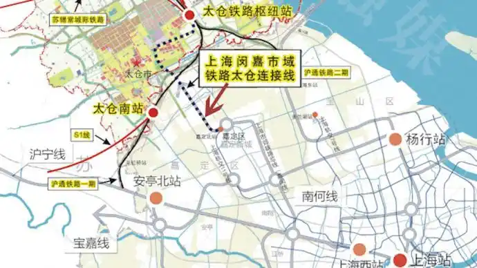 上海市域铁路嘉闵线太仓段项目发布,预计明年上半年开工
