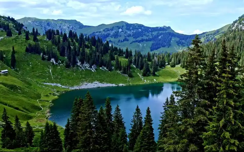 瑞士的壮丽风光4k视频超高清