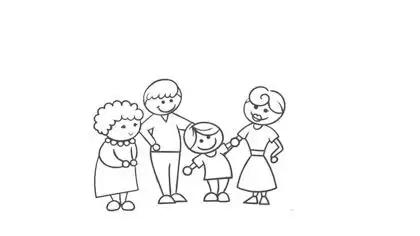 全家福怎么画