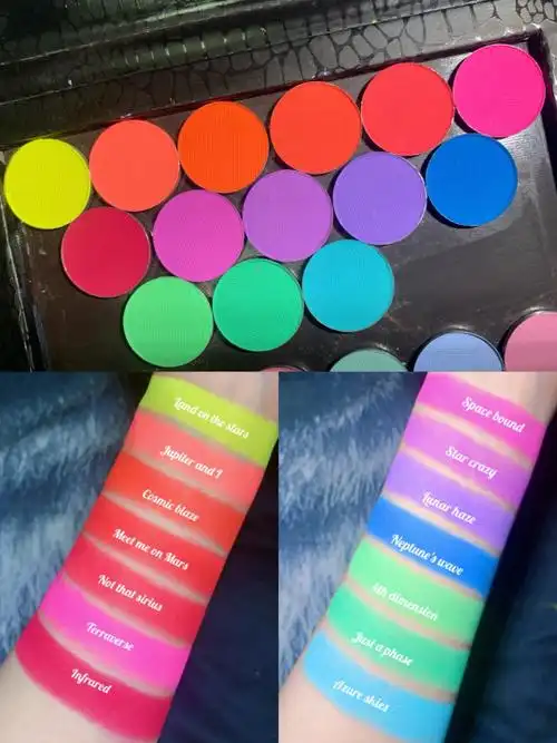 荧光色系指哪些颜色