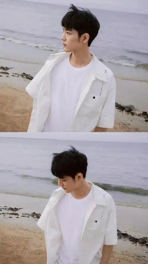 背影 心动 暗恋 青春 都是你"@x玖少年团肖战daytoy#肖战#/#肖战海边