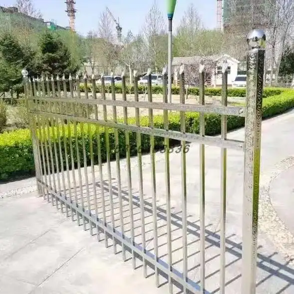 不锈钢栅栏围栏护栏正品304材料,横管38*25方管,052 - 抖音