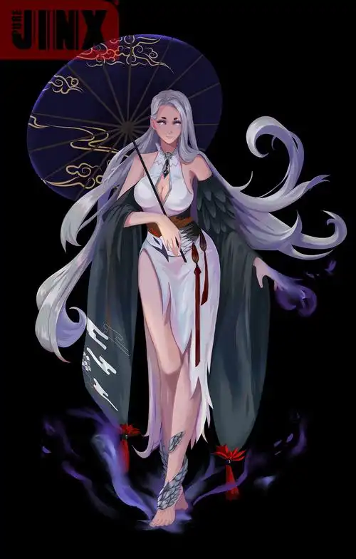 泷夜叉姬|插画|创作习作|burningher_原创作品-站酷zcool