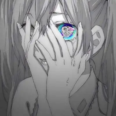 伤感到哭头像 一个人流泪哭的很伤心的图片