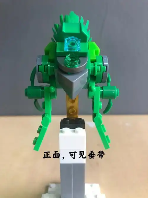 原创乐高moc机甲头部最后的莫西干人