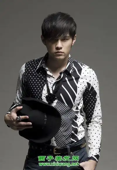 周杰伦时尚发型造型