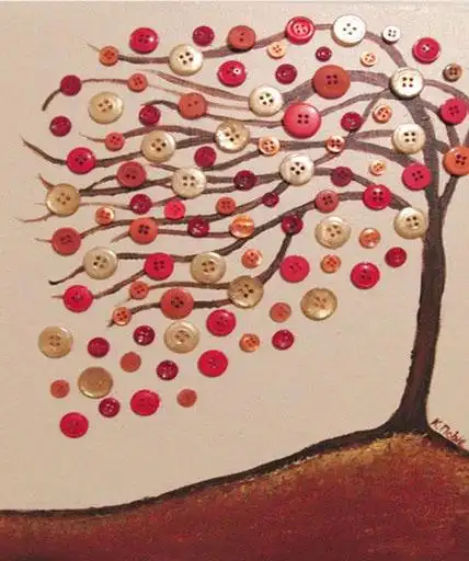 如何利用纽扣做风格各异的艺术纽扣树-封存 日志测试页-中国网络电视