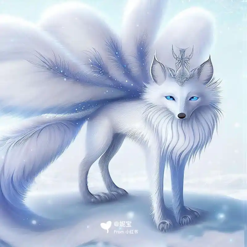 九尾狐仙～媚眼通天,是青丘白浅还是涂山……#我和ai有画说# #数字