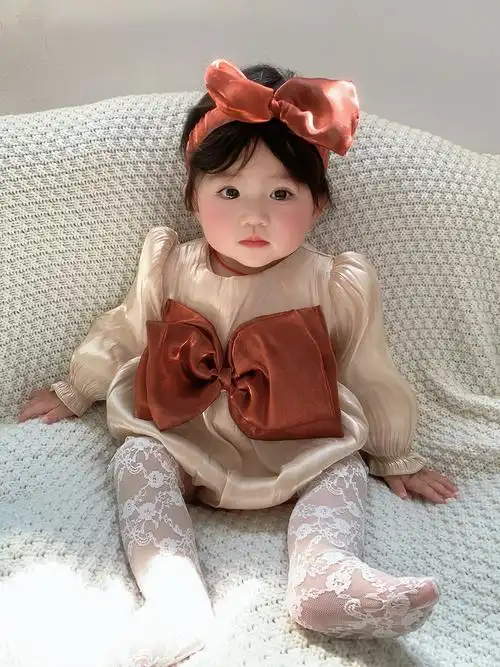 0婴儿1连体衣服2秋冬装3女童9周岁礼服4包屁衣5宝宝6女7春秋8个月