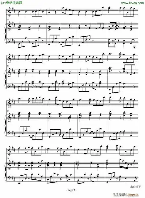 生日歌 弹唱 歌谱简谱网