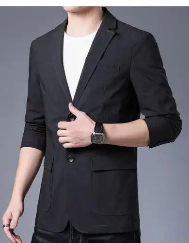 品牌西服男休闲男中青年便西男士薄款西服春夏装外套潮流小西装c28