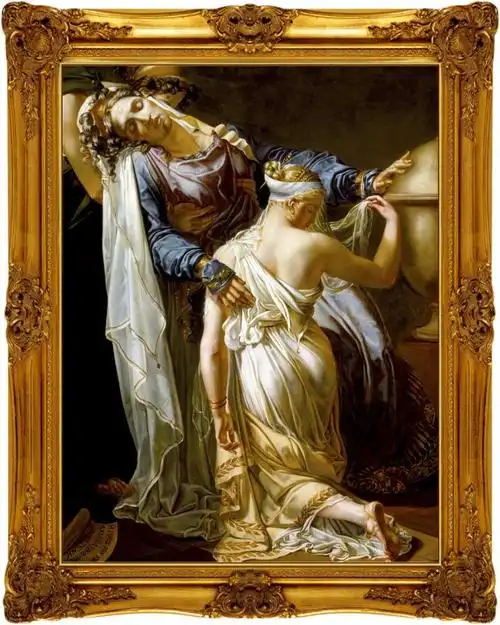 【psd】古典宫廷油画扫描原稿