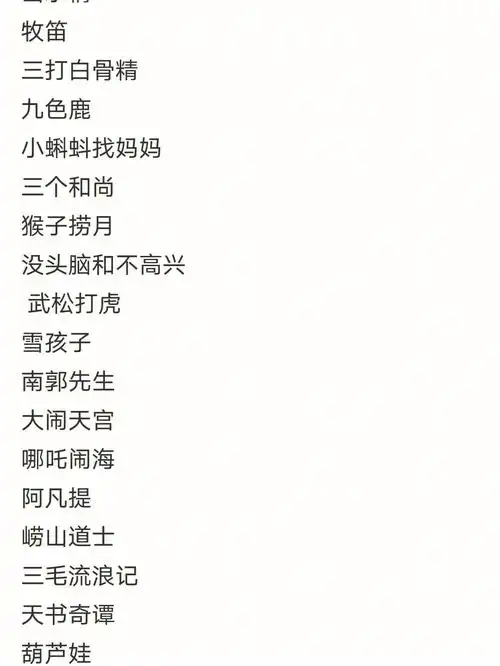 到百度上搜的所有动画汇总