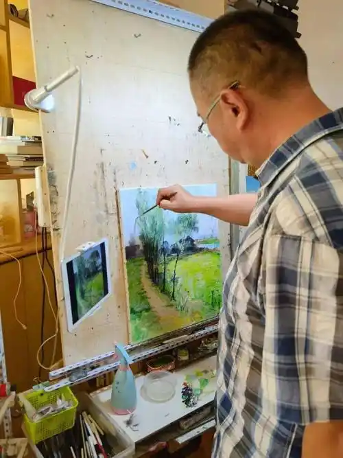 专访∣王健:自由的画匠 时光的挽留者_作品_油画_画作