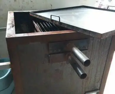 大型煤火6火眼烧饼炉(99新) - 1000元