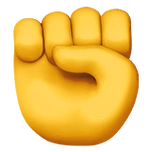 下载78举起的拳头的emoji表情大图