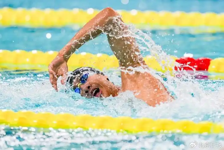 十五运会游泳男子400米自由泳决赛,张展硕夺冠