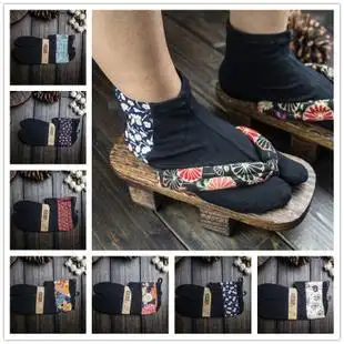 和风日系足袋二指袜趾袜分趾短袜夏季薄款布袋袜纯棉全棉女袜子潮