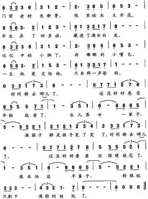 1-7数字简谱_流行音乐简谱(数字的)