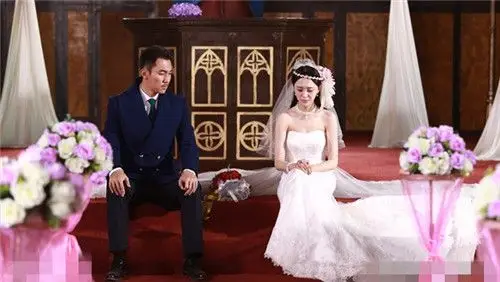 郑爽剧中唯美婚纱照楚楚动人-薇晴结婚网