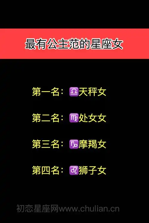 12星座女谁最萌解读12星座女谁有公主范