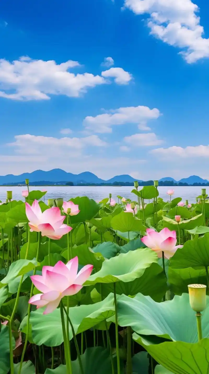 西湖美景.荷花是西湖的标志性植物之一,每到夏季,这里的荷花便 - 抖音