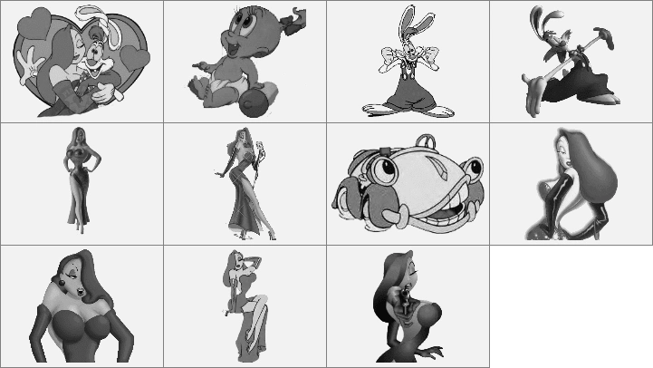 兔八哥与兔女郎笔刷