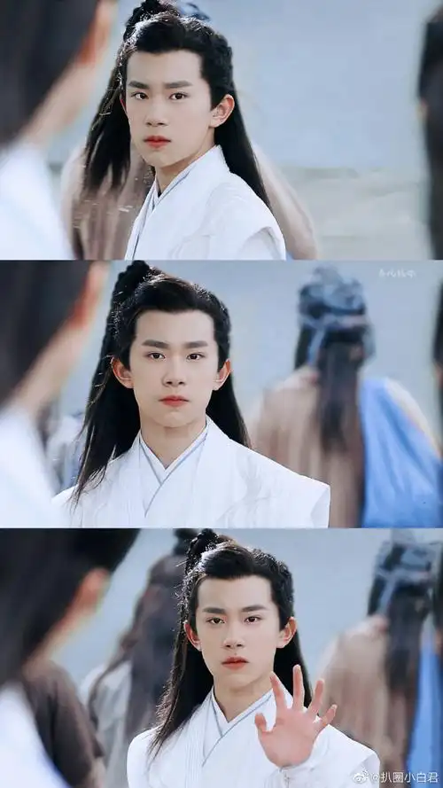 易烊千玺满江红黑衣胡渣造型#从《诛仙青云志》里面的鬼灵精怪的衅哌