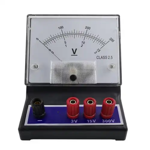 指针式教学直流电压表 学生用初中物理电学实验器材