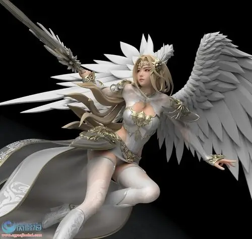 插画设计3d天使人物合集精美壁纸338p342m