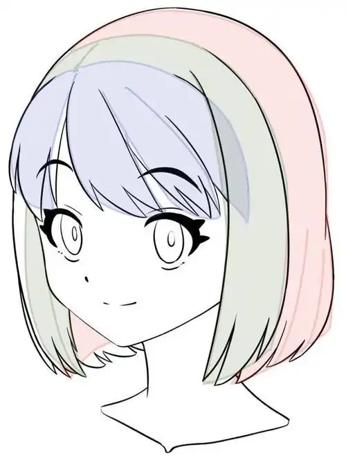 新手画头发不好看小白也能学会的动漫头发画法技巧