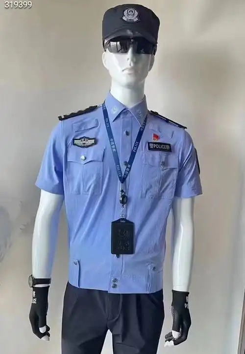 营口交警制式速干夏执勤短袖-江苏六扇门警用装备有限公司