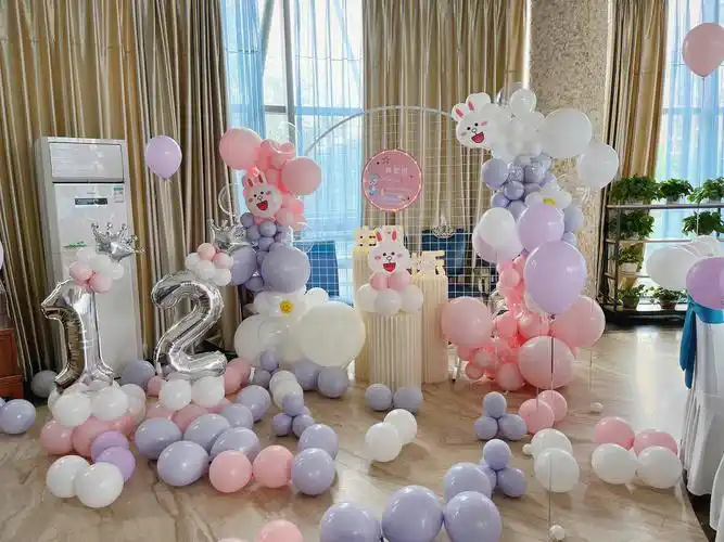 小朋友生日气球布置
