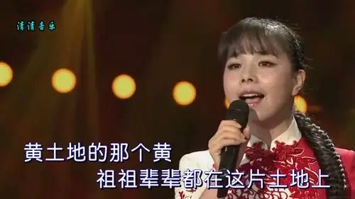 王二妮-《黄土地上》,圪梁梁上黄土黄,情歌妹子为哥唱!