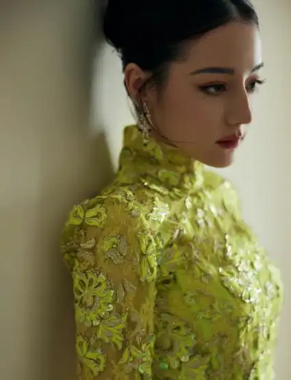 迪丽热巴身穿高定晚礼服出席活动(迪丽热巴惊艳高定礼服最近) - 嘉园