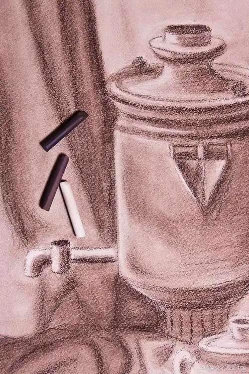 创意素描:给传统石膏像添加现代元素