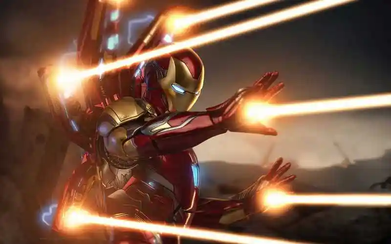 钢铁侠发射激光壁纸-影视壁纸 - 壁纸家