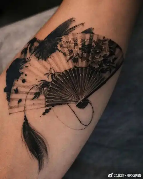 纹身分享##国风纹身##传统纹身