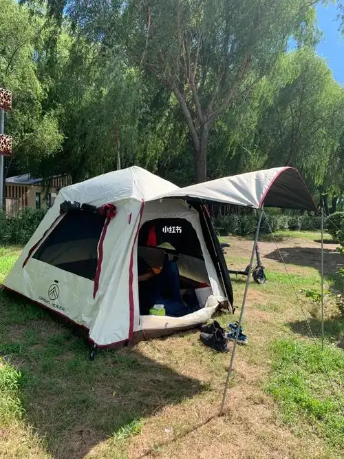 高颜值小帐篷终于搭起来了