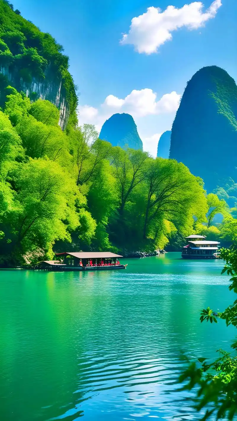 桂林的风景太美了!看到这个作品太开心了!