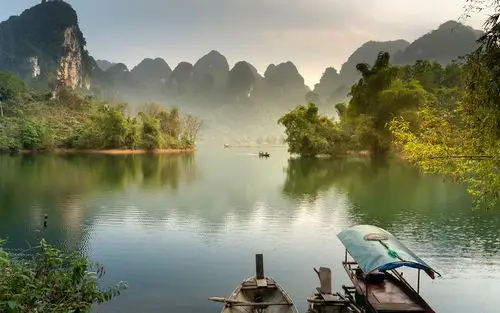 唯美迷人山水风光图片桌面壁纸