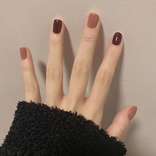 指甲油胶2022年新款秋冬流行裸色红色车厘子甲油胶光疗美甲店专用