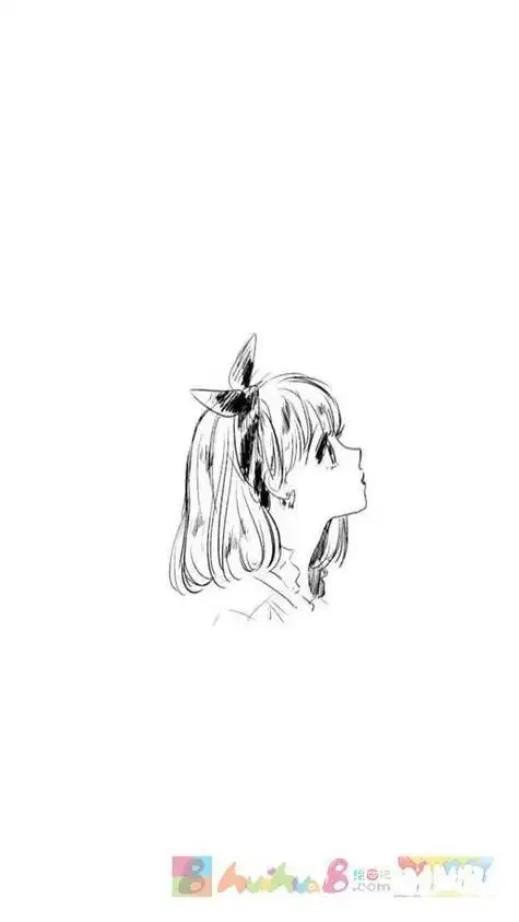 带背景的卡通人物简笔画