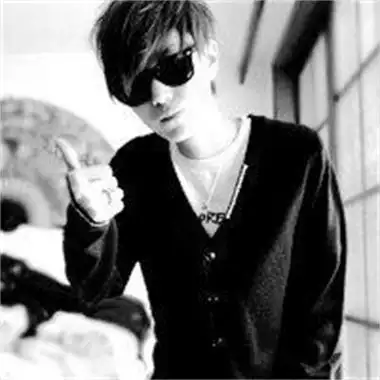 黑白头像男伤感真人帅气男生超酷高清图片