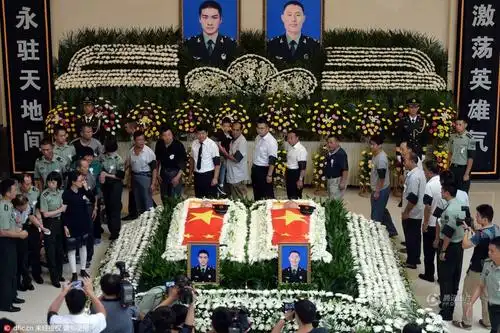 苏丹维和烈士李磊,杨树朋遗体告别仪式举行