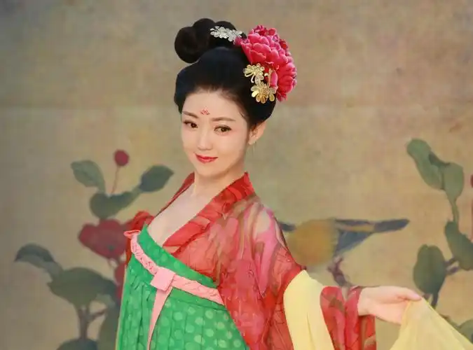 任妙音来到盘子女人坊拍摄古装写真