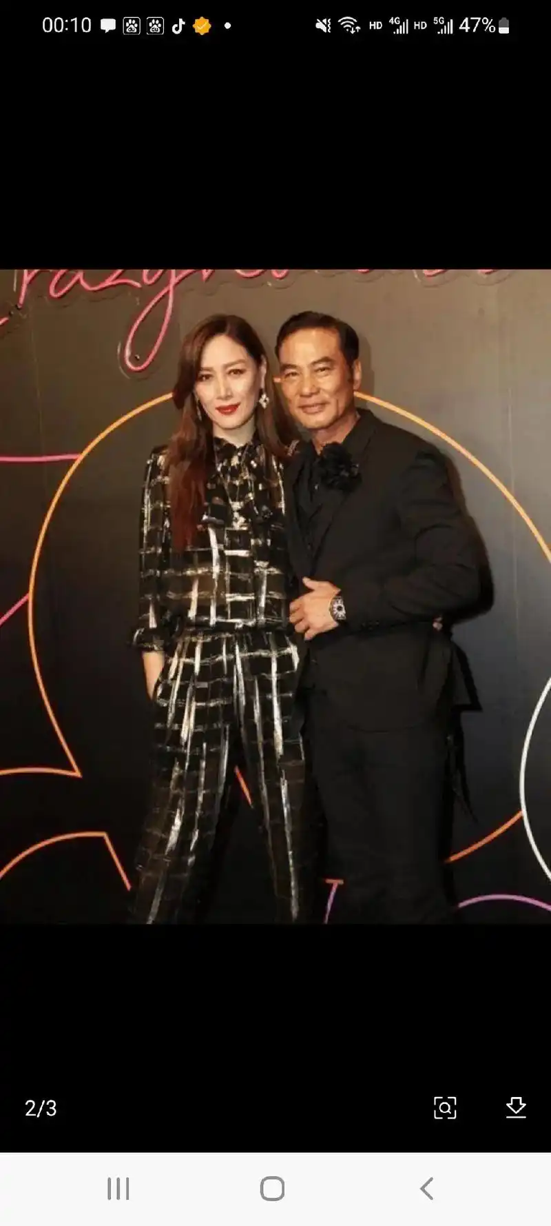 任达华和老婆名模琦琦的女儿任晴佳17岁了,14岁时身高已经1 - 抖音