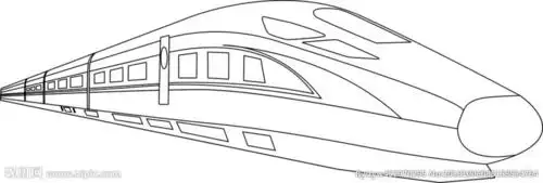 动车复兴号怎么简笔画
